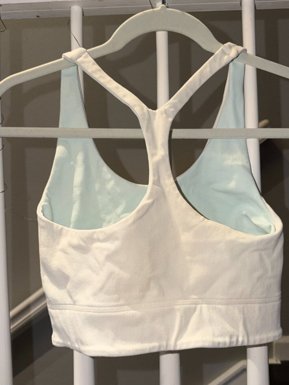Fabletics White Ribbed Crop Tank - XS - Picture 4 of 4